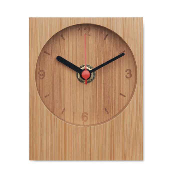 Bamboo table clock - Image 2