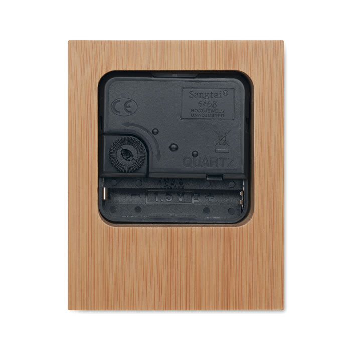 Bamboo table clock - Image 3