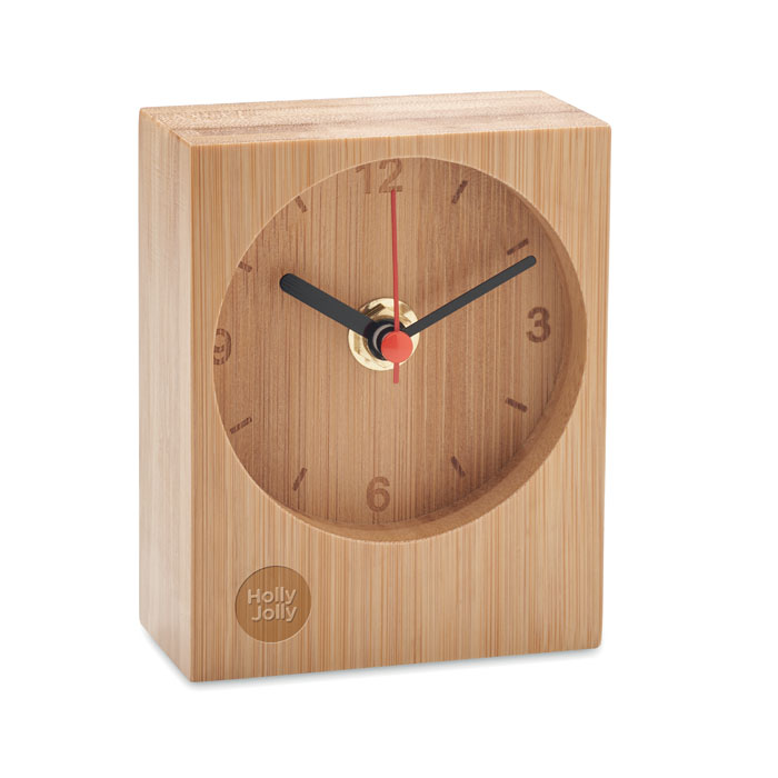 Bamboo table clock - Image 4