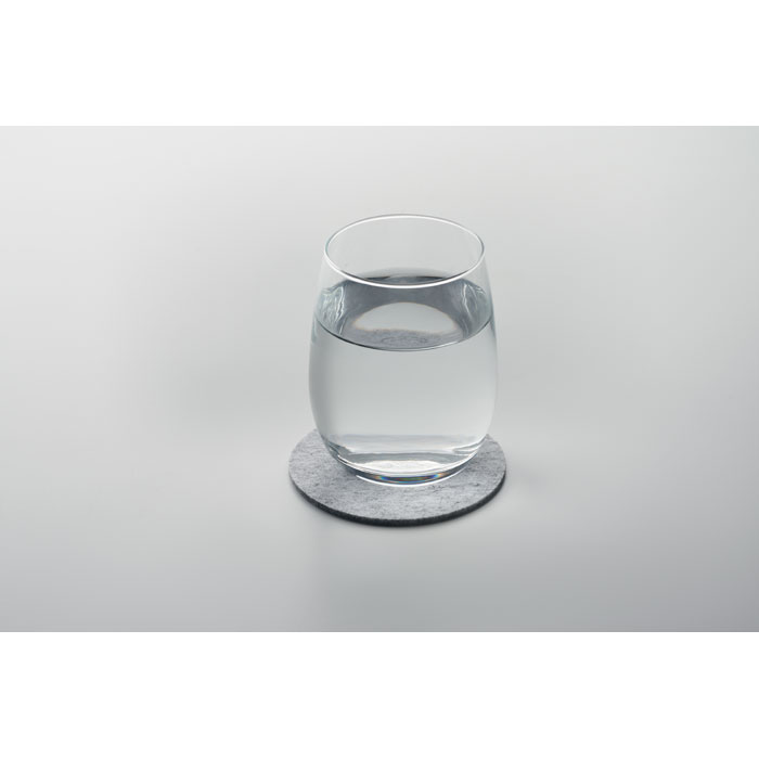 Round coaster in RPET felt - Image 10