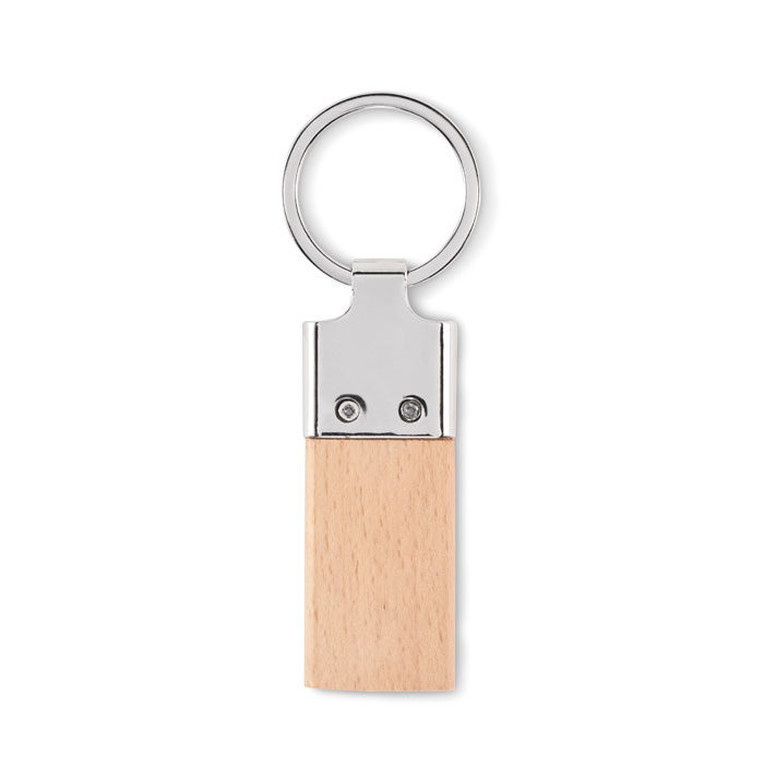 Key ring with rubber wood - Image 2