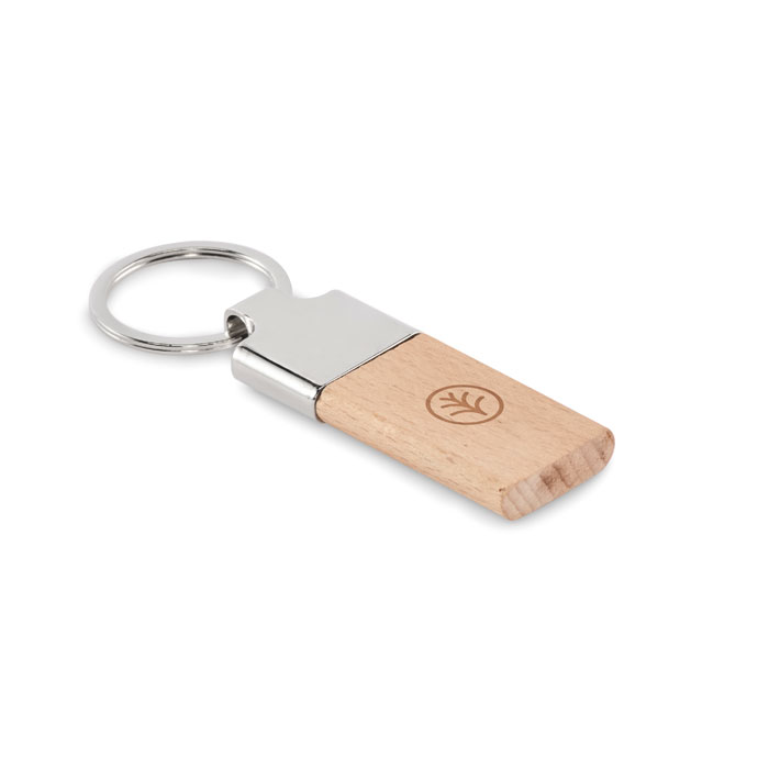 Key ring with rubber wood - Image 4