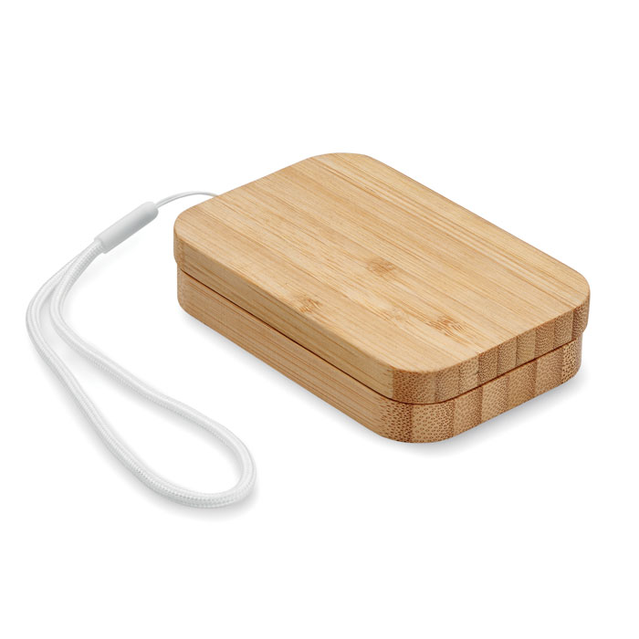 15W wireless charger in bamboo - Image 3