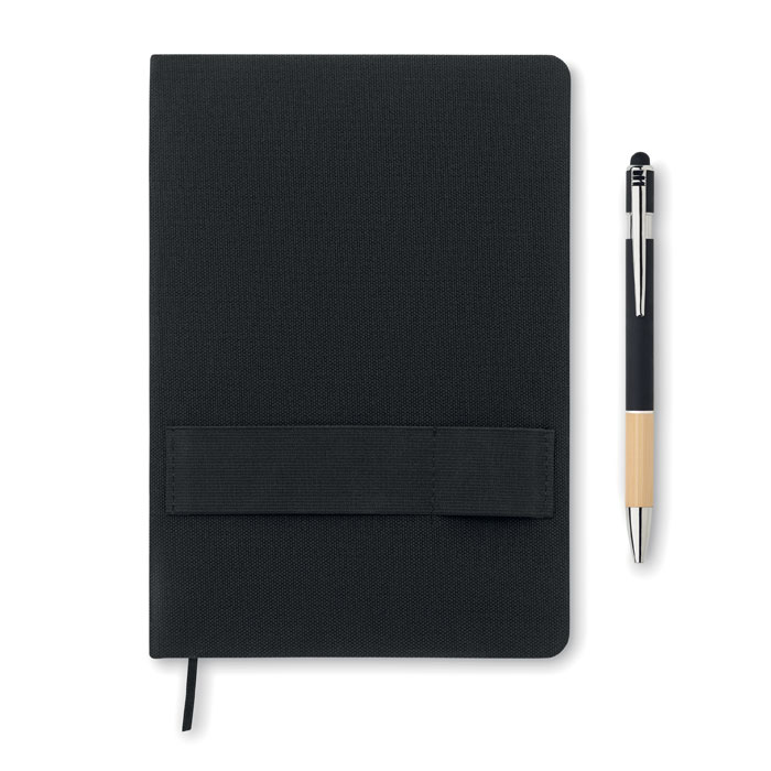 A5 RPET notebook with pen - Image 4